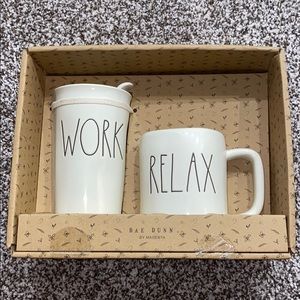 Rae Dunn Coffee Mug Set